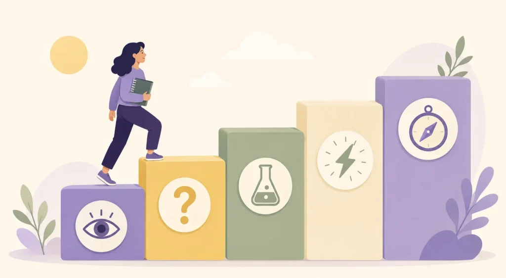 Curiosity ladder worksheet for choosing a career without passion