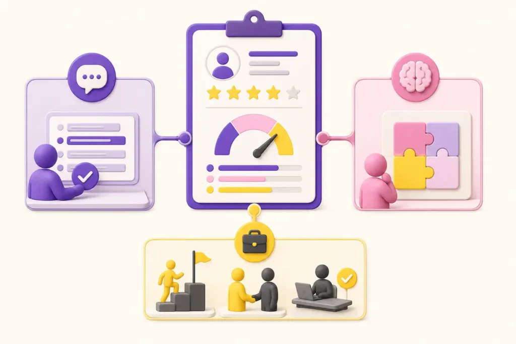 Disputed career test results review using response quality, interpretation and real-world evidence