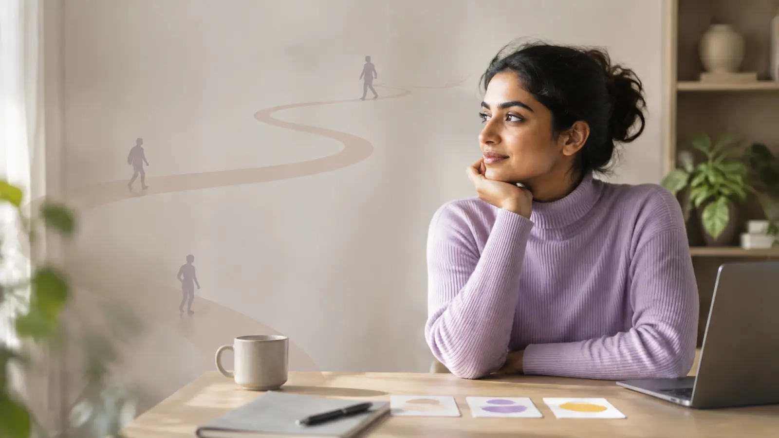 Professional reflecting on how work values change over time