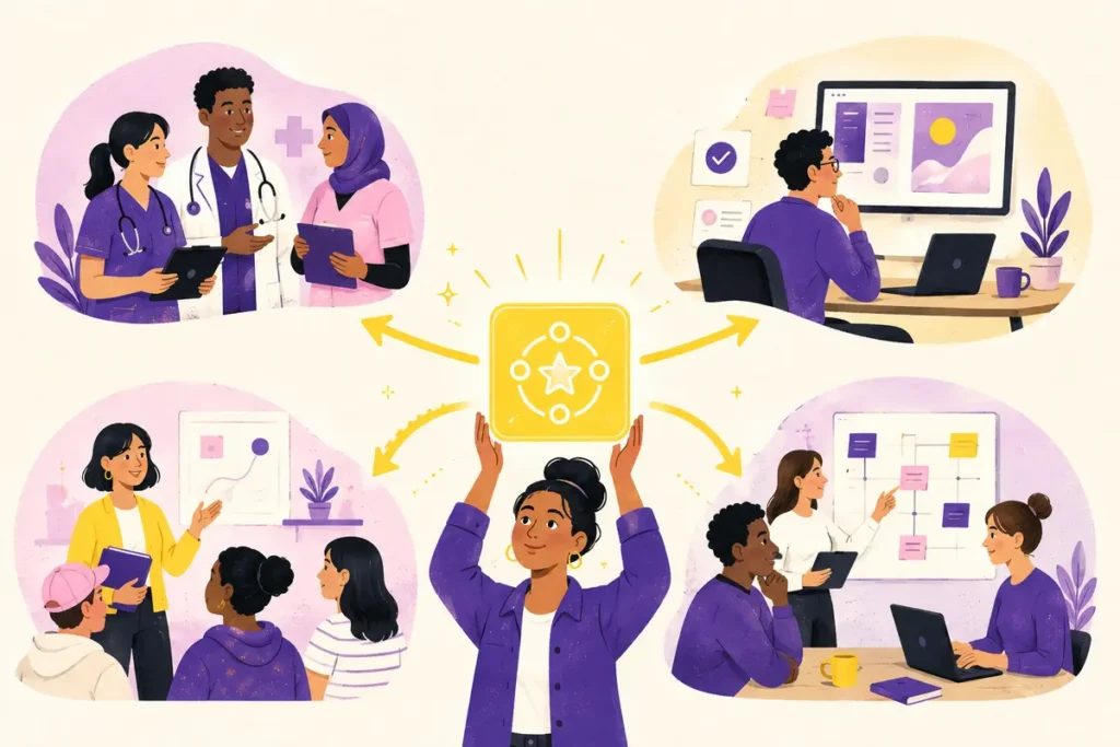 One transferable skill applied across healthcare, digital, education and operations careers